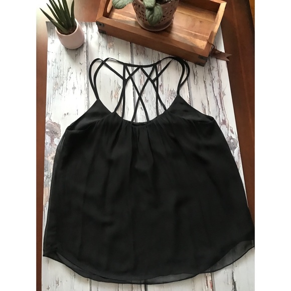 Rebecca Taylor | Black Lattice Cami - Picture 6 of 6